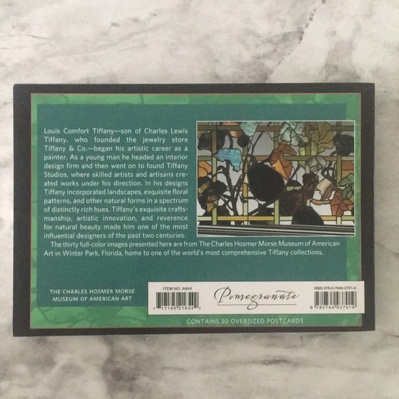 Tiffany Book Of Postcards Vintage MMA COLORFUL POMEGRANATE - Picture 6 of 16